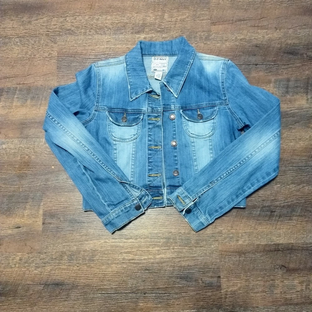 Old Navy cropped denim jacket